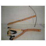 MINI CROSSBOW AND JUMBO SLINGSHOT