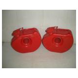 (2) BELLINO KRAFTSTOFF METAL FUEL CANS