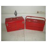 (2) METAL TOOLBOXES - LONGEST 19 IN