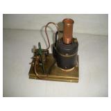 VINTAGE WORKING TOY STEAM ENGINE W/
