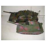 (2) RC TANKS NO REMOTES OR CHARGERS