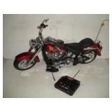 NEW BRIGHT RC HARLEY DAVIDSON "FAT BOY" W/