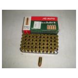 (50) .45 AUTO CARTRIDGES - -
