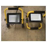 (2) LED WORK LIGHTS