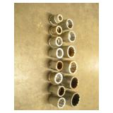 1 IN DRIVE SOCKETS - LARGEST 2 3/8 IN --