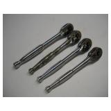 (4) GEARWRENCH 1/2 DRIVE RATCHETS