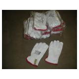 (17 PAIR) SM LEATHER WORK GLOVES