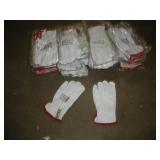 (24 PAIR) SM LEATHER WORK GLOVES