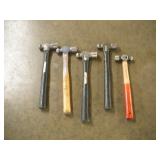 (5) BALL PEEN HAMMERS