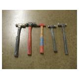 (5) BALL PEEN HAMMERS