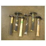 (6) CLAW HAMMERS