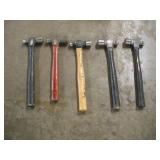 (5) BALL PEEN HAMMERS