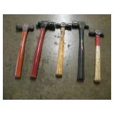 (5) BALL PEEN HAMMERS