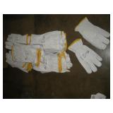 (24 PAIR) LEATHER WORK GLOVES SIXE 3XL
