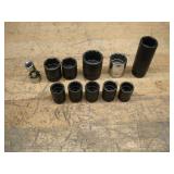 SNAP-ON 3/8 DRIVE ASSORTED SOCKETS