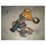 HARRINGTON 1 1/2 TON RACHETING CHAIN HOIST