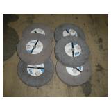 (6) NORTON 7X1X5/8 IN GRINDING WHEELS