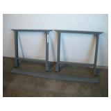 SET OF 2 WORKSMART METAL WORKBENCH LEGS