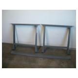 SET OF 2 WORKSMART METAL WORKBENCH LEGS