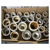 ASSORTED 1 IN DRIVE SOCKETS - PROTO, WRIGHT &