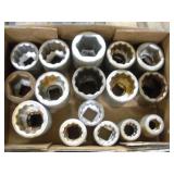 ASSORTED  1 IN DRIVE SOCKETS - PROTO, WILLIAMS &