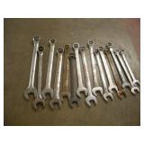 (15) LARGE ASSORTED COMBINATION WRENCHES