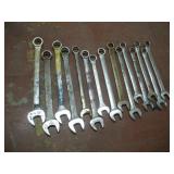 (15) LARGE ASSORTED COMBINATION WRENCHES