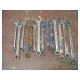 (15) LARGE ASSORTED COMBINATION WRENCHES