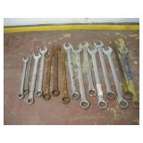 (15) LARGE ASSORTED COMBINATION WRENCHES