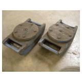 (2) MULTITON HEAVY EQUIPMENT MOVERS 12X7X4