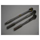 (3) WILLIAMS 1/2 IN DRIVE RATCHETS
