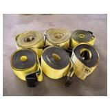(6)TRACTOR TRAILER/FLATBED NYLON STRAPS - -