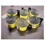 (6)TRACTOR TRAILER/FLATBED NYLON STRAPS - -