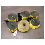 (6) TRACTOR TRAILER/FLATBED NYLON STRAPS --