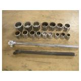 3/4 DRIVE PROTO SOCKETS & BREAKER BAR W/