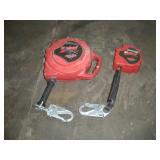 (2) REBEL PROTECTA SAFETY LANYARDS 50 & 20 FT--
