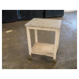 WOODEN SHOP CART 22X28X37