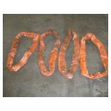 (4) AMICK 3 FT POLYESTER SLINGS 40,000 LB CAP