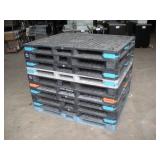 (10) PLASTIC PALLETS 56 X 44 X4.5 INCHES