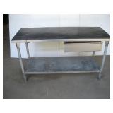 5FT STAINLESS STEEL NSF PREP TABLE