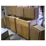 ASSORTED USED KITCHEN CABINETS