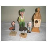 Wee People - Hand Carved Figures Wee People - Hand Carved Figures