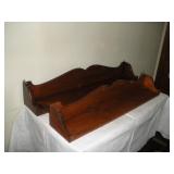 2 Pine Shelves - Largest 35x6x5 Inches 2 Pine Shelves - Largest 35x6x5 Inches