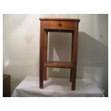 Wood Side Table 15x13x28 Inches Wood Side Table 15x13x28 Inches