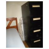 Metal 4 Drawer Filing Cabinet 15x27x52 Inches