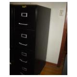 Metal 4 Drawer Filing Cabinet 15x27x52 Inches