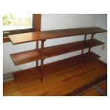 Wood Bookshelf 72x11x30 Inches Wood Bookshelf 72x11x30 Inches