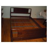 Full Bed Frame - Headboard,Foot board & Rails