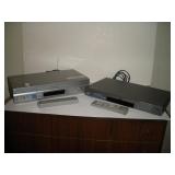 Samsung DVD Player & Sony VCR With Remotes