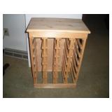 Pine Wine Rack 19x12x27" Pine Wine Rack 19x12x27"